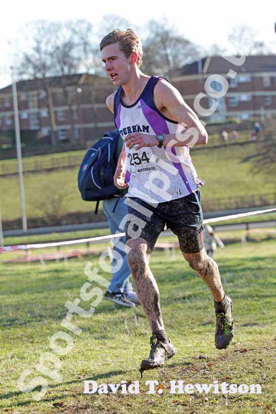 Dan Jenkin during the 2013 BUCS Cross Country Championships.